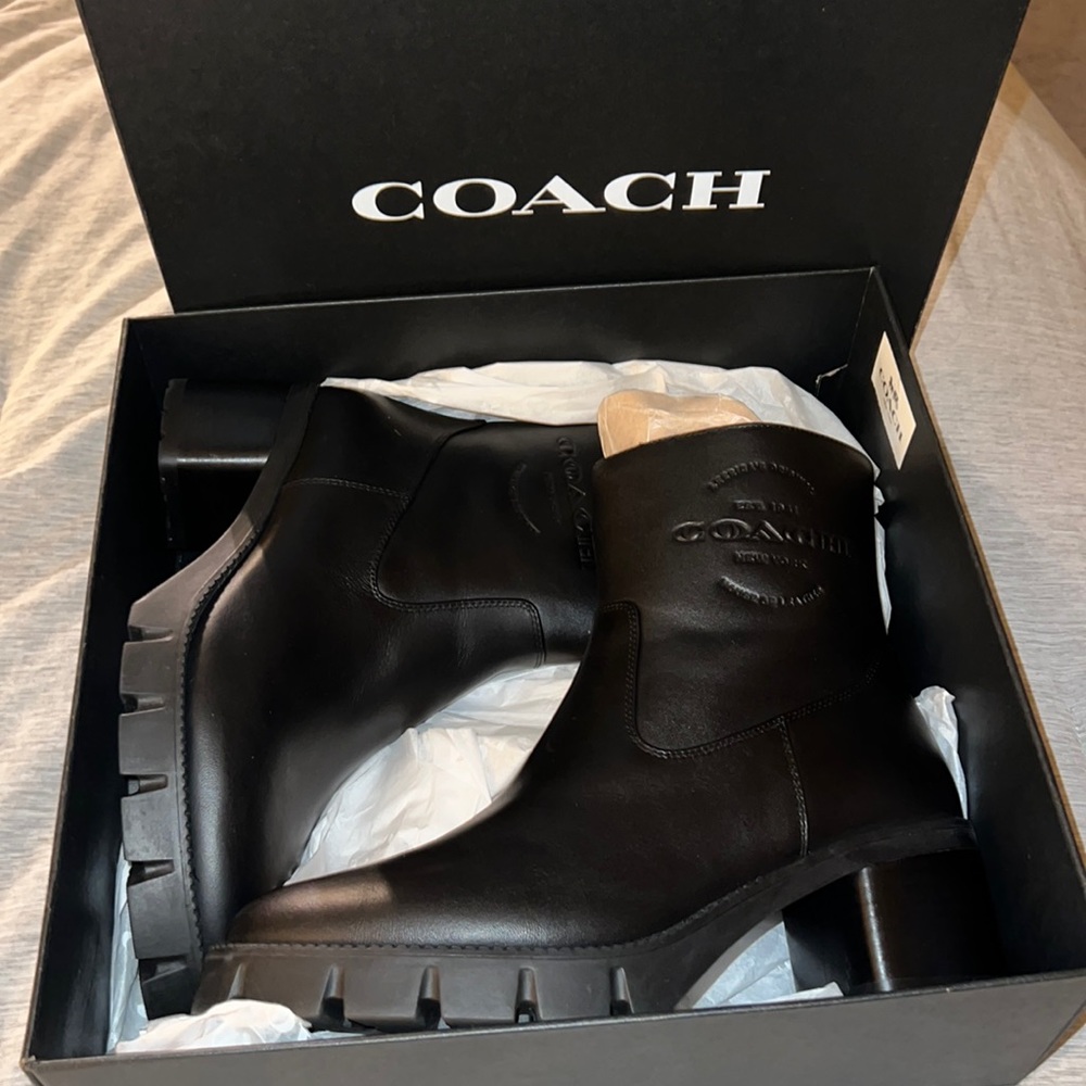 Coach Corinna Leather Bootie